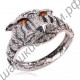 Винтажный браслет tiger Vintage White Rhinestone